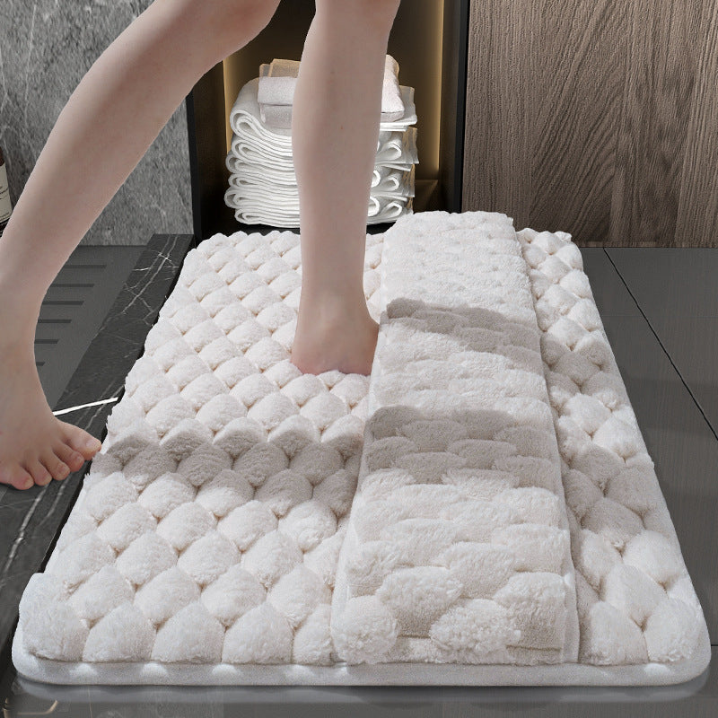 Memory Foam Bathroom Mat – Quick Dry Absorbent Non-Slip Bath Rug