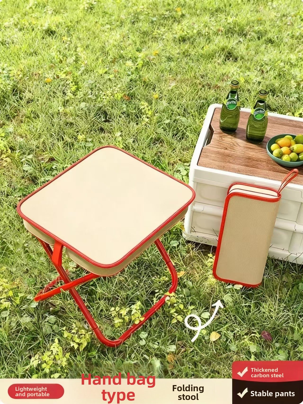Outdoor Folding Stool – Portable Lightweight Camping & Fishing Chair