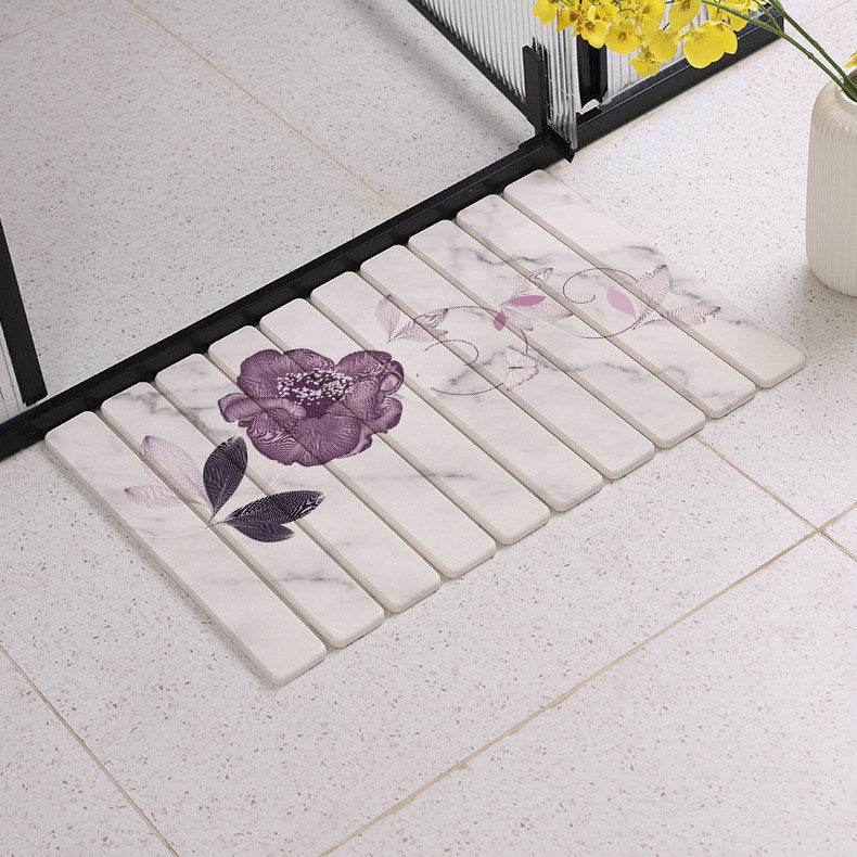 Diatomaceous Earth Bathroom Absorbent Mat – Quick-Drying Stone Floor Mat