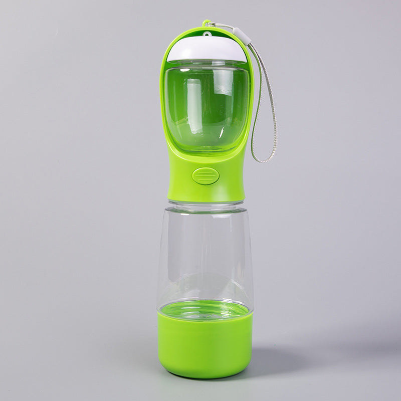 Portable Pet Water and Food Feeder Cup – 3-in-1 Travel Bottle