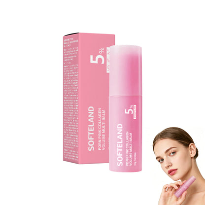 PDRN Pink Collagen Multi-Effect Skin Balm – 10g Anti-Aging Moisture Stick