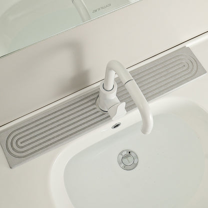 Absorbent Diatomite Faucet Mat – Quick-Drying Stone Sink Splash Guard